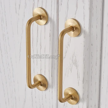 

Free Shipping 10PCS European Brass Kitchen Cabinet Door Handles Cupboard Wardrobe Drawer Wine Cabinet Pulls Handles and Knobs