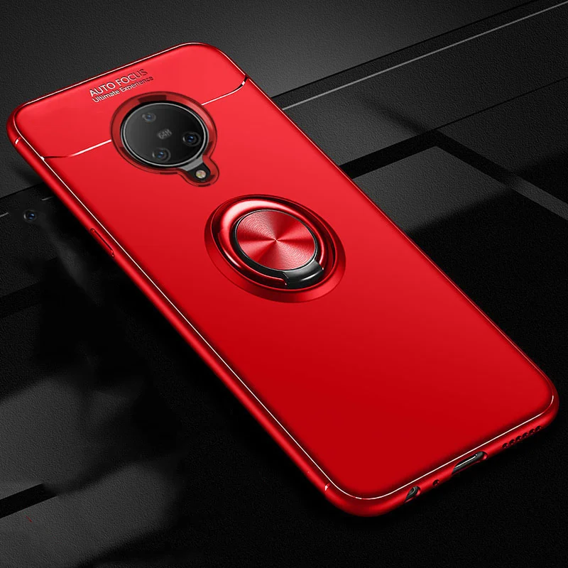 Red ДЛЯ VIVO NEX 3 5G чехол Мягкий ТПУ силиконовый металлический палец кольцо матовая задняя крышка для VIVO NEX 3 чехол противоударный funda - Цвет: Red