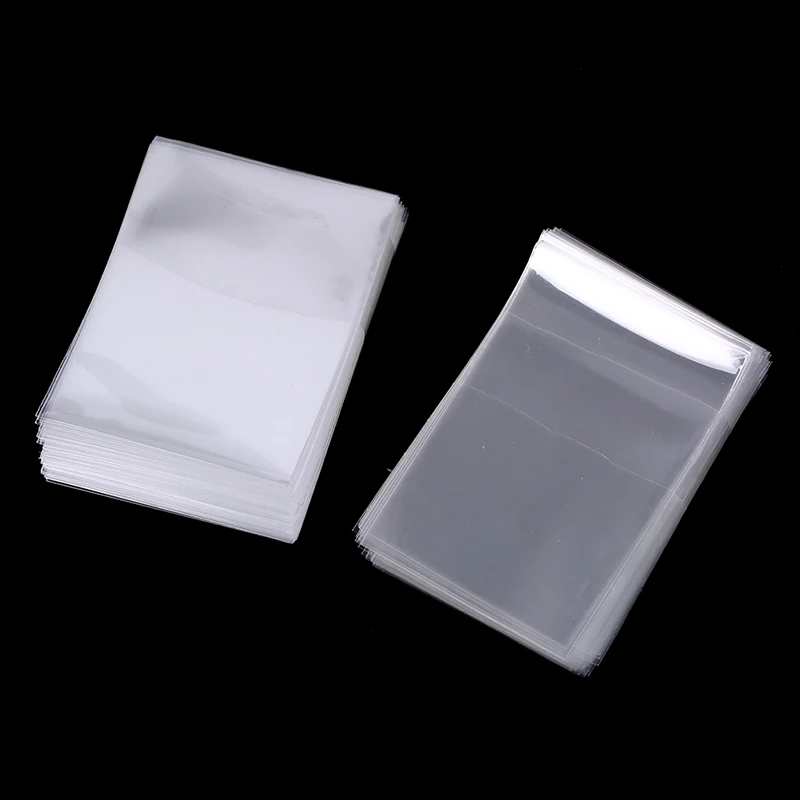 100Pcs 6.6Cm 6Cm X 9Cm Matte Cards Sleeves Protector for Trading Shield Magic Card Cover Transparent card holder | Спорт и