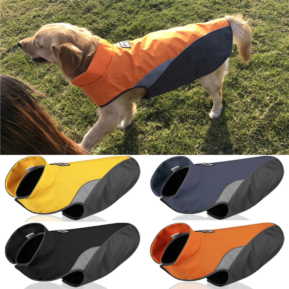 Fleece Warm Pet Dog Coat Winter Jacket Clothes Sweater Waterproof Apparel UK