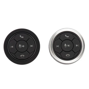 

Car Steering Wheel Controller Wireless Controller Buttons Wireless ligent Control Car Bluetooth Adapter 7 Key