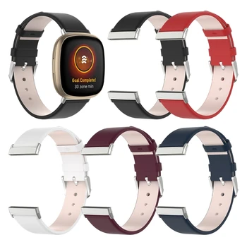 

Replacement Leather Watch Band For -Fitbit Versa 3 Strap Bracelet Wrist Strap