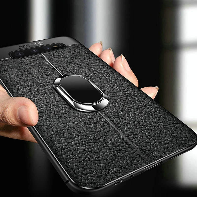 Мягкий чехол для телефона Samsung S21Ultra S20 NOTE 10 PRO с магнитным автомобильным