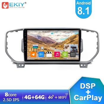

EKIY 9" IPS DSP Android 8.1 Car Multimedia Player 4G+64G For Kia Sportage KX5 2016-2018 Auto Radio Stereo GPS Navigation CarPlay