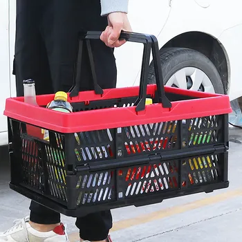 

Car Trunk Storage Box Folding Storage Box Multi-Functional Trunk Box organizer fashion органайзер в машину