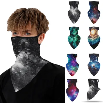 

Mascarillas Outdoor Cycling Sunscreen Windproof Print Seamless Ear maske Sports Scarf Neck Tube Face Dust Riding maskes