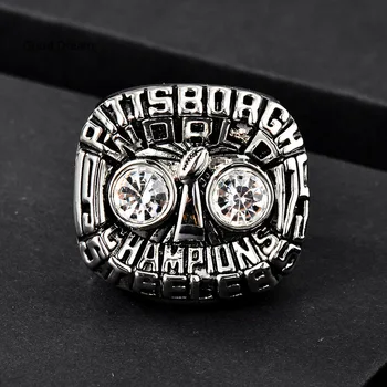 

1975th Pittsburgh Steelers Super Bowl Ring World Championship Ring free shipping no minimum order