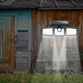 

Solar Powered Durable Spotlight Wall Lamp Waterproof PIR Foldable Wall Light