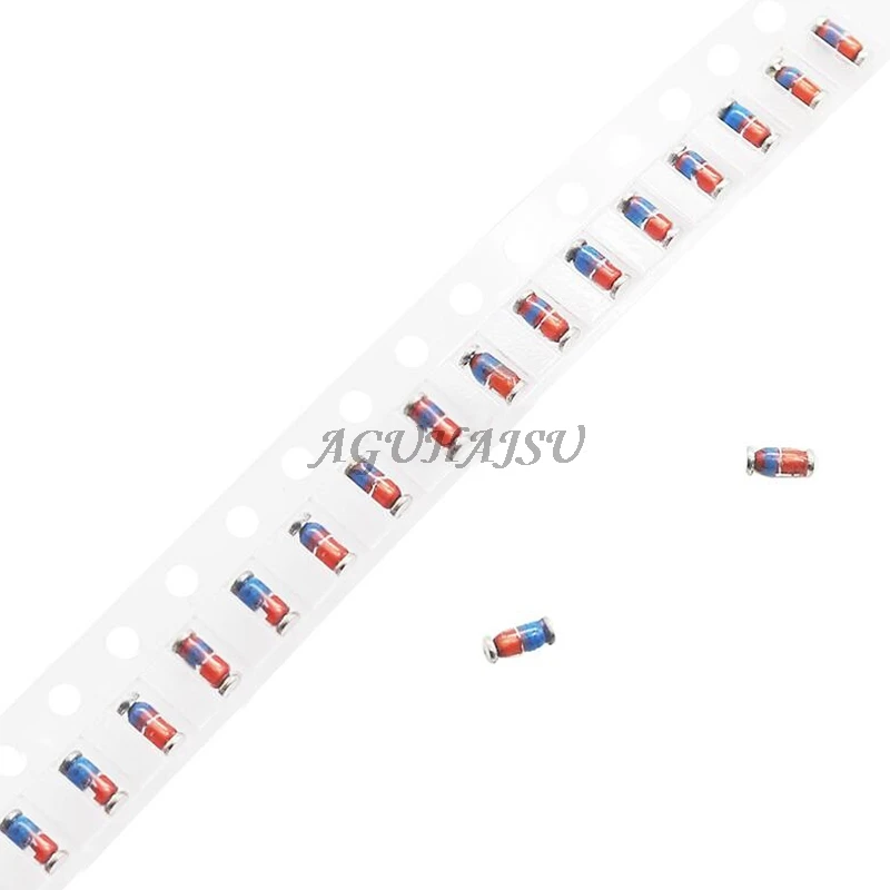 100 шт. ZMM 3V 3V3 3V9 4V7 5V1 7V5 8V2 10V 12V 15V 16V 18V 20V 24V LL34 SMD зенеровские пакет диодов 1/2W 0 5 w чип
