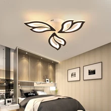 

Modern Led Ceiling Lights For Bedroom Black/White Dining Room Kitchen Led Ceiling Lamp Indoor Lighting Fixture 110V-220V