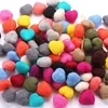 5pcs DIY Heart Craft Wool Felt Supplies for Kids  Handmade Sewing Toys Props Fotografia Accessories ► Photo 2/6