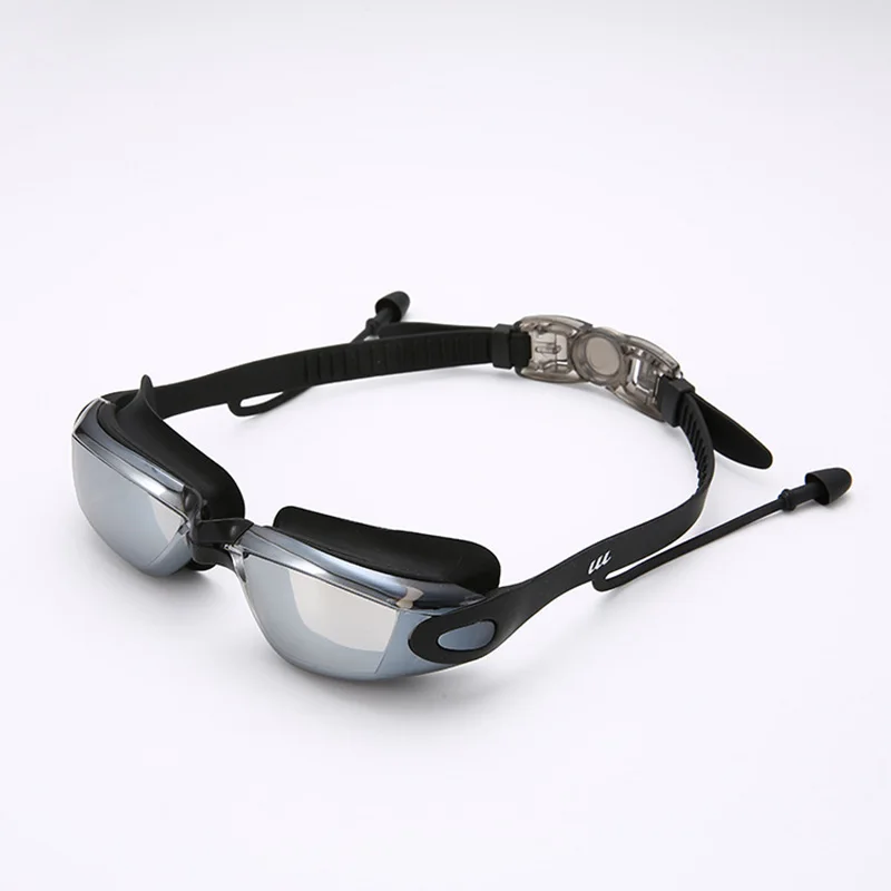 

Hot Selling Electroplated Plain Glass Near-sighted Swimming Goggles Big Box Waterproof Anti-Fog One-piece/Woo Swimming Goggles 6