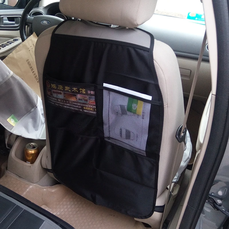 Car Back Seat Organizer with Mesh, 2 Storage Pockets Versatile