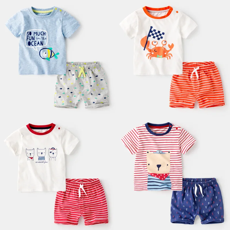 

T-shirt Parent-Child Cartoon Printed Pattern Pure Plain T-shirt Lovely Leisure Basic T-shirt Summer Interesting Shirt Parent-Chi