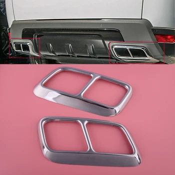 

CITALL Stainless Steel 1 Pair Exhaust Tail Pipe Trim Cover Frame Fit For Land Rover Range Rover Sport 2018-2019