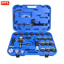 28Pcs Universal Radiator Pressure Tester Vacuum Type Cooling System Test Detector Set Testeur Refroidissement
