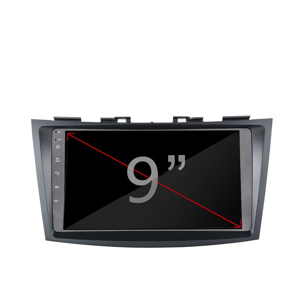 9 дюймов 2G+ 32G 2 din Android 9,1 автомобильный dvd-плеер для Suzuki Swift 2011- автомобильный Радио мультимедийный плеер gps Навигация BT wifi