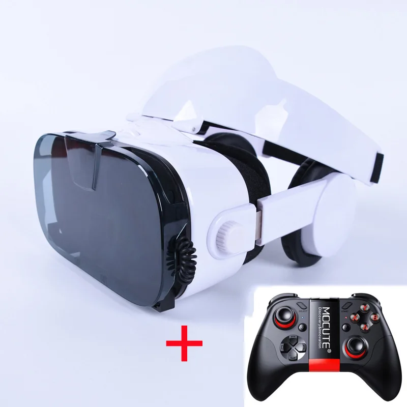 FiiT 112 FOV VR Очки виртуальной реальности удаленные 3D Android картон VR 3D гарнитура стерео шлем коробка для смартфонов 4,0-6,2 дюймов - Цвет: 3F with Remote B