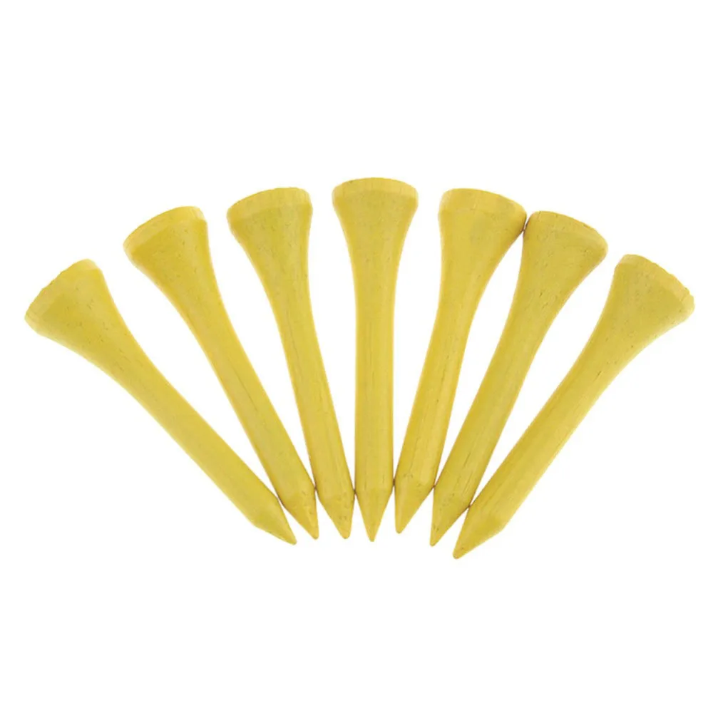 CRESTGOLF 42mm(1.65in) Wooden Golf Tees Golf Wood Tees Accessoires 100pcs/Pack 5