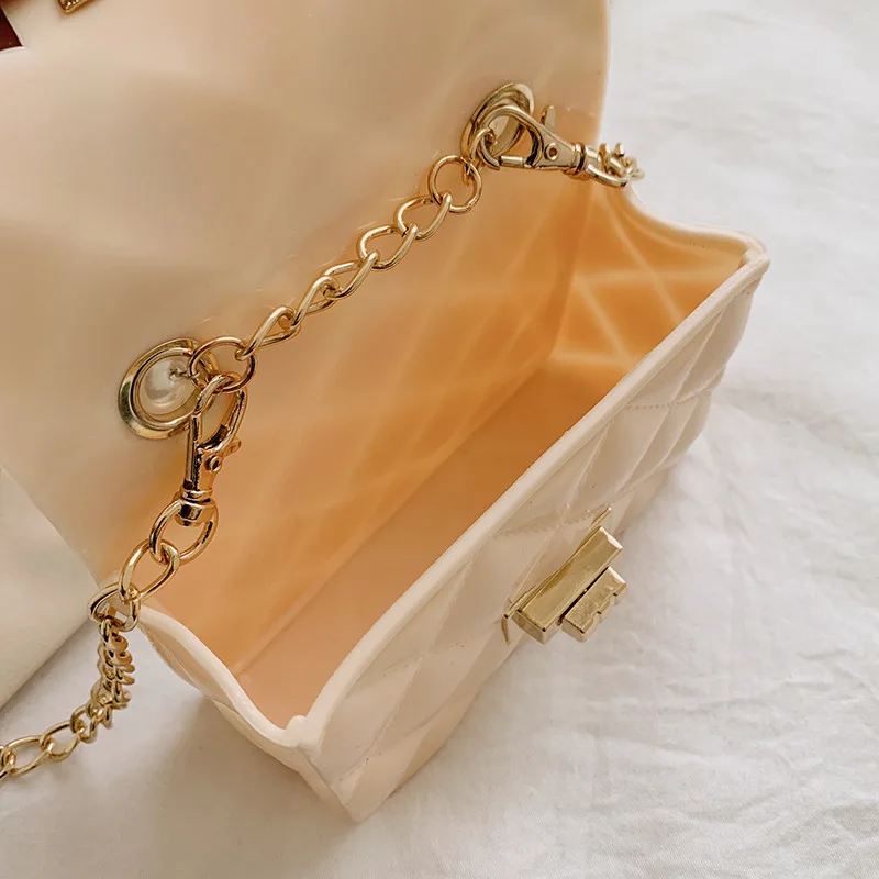 Dikaril Women Mini Handbag New Elegant Shoulder Messenger Portable Chain Bag Girl Cute Bag Pearl Crossbody Rhombus Small Bags