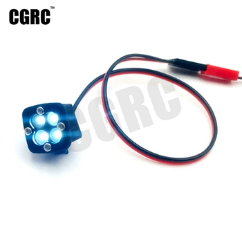 

2PCS RC Model LED Spotlight Searchlight Dome Bumper Light 7V 1/10 RC Crawler Car Traxxas TRX4 TRX6 Scx10 II 90046 TF2 D90 D110