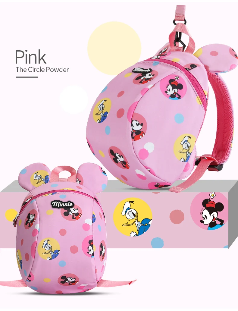 Рюкзак для малышей с изображением Микки и Минни; рюкзак для малышей с изображением героев мультфильмов; школьный рюкзак для детей; сумка для прогулок
