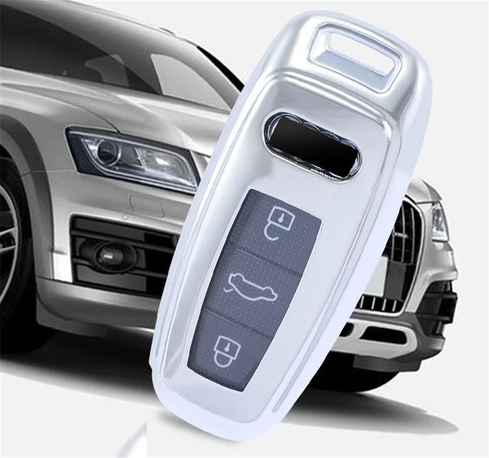 Cover per chiave/telecomando per Audi A1 A3 A4 A5 A6 A7 A8 Quattro Q3 Q5 Q7 2015 2009 2010 2011 2012 2013 2014 8 Cover per chiave/telecomando per Audi A1 A3 A4 A5 A6 A7 A8 Quattro Q3 Q5 Q7 2015 2009 2010 2011 2012 2013 2014 - H973b3f28e30343f2a65a0eefae371221i