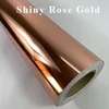 Shiny rose gold