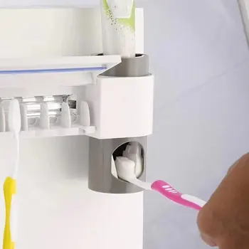 

Toothbrush Sterilizer Automatic Toothpaste Dispenser Uv Disinfecting Toothbrush Shelf Toothpaste Holder Toothbrush Holder