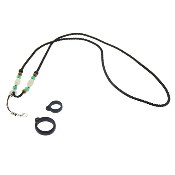 

1PCS Hand-woven Rope Stone Vape Necklace Lanyard with 2 silicone Rings Bands for Juu Uwell Diameter 13mm-32mm Vape Pod Kit