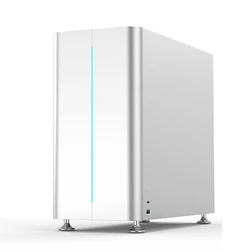 Braveman ZZAW – Mini boîtier MATX C6 en aluminium, châssis de bureau à monter soi même, pour jeux, maison et loisirs créatifs 