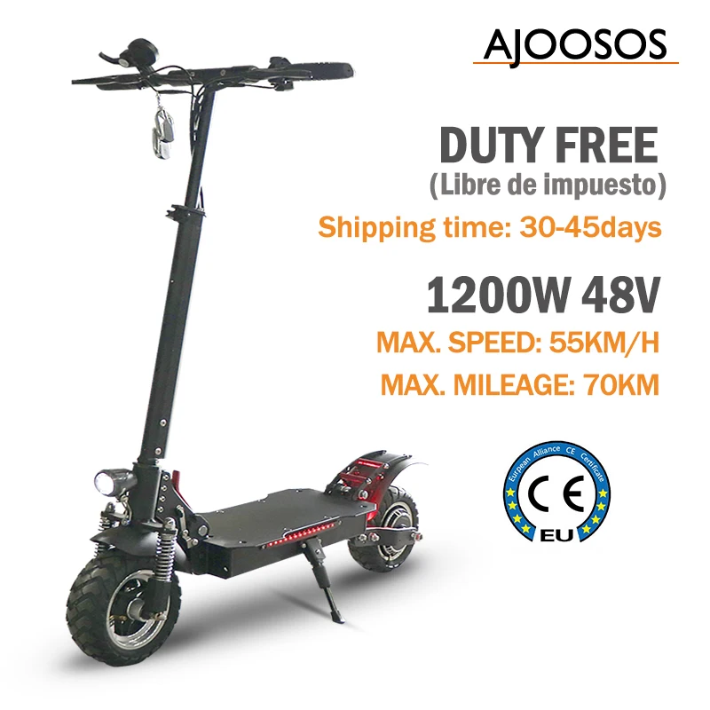 Электрический скутер Freestyle 10-дюймовый с толстыми шинами 1200 Вт Ховерборд анти-вор
