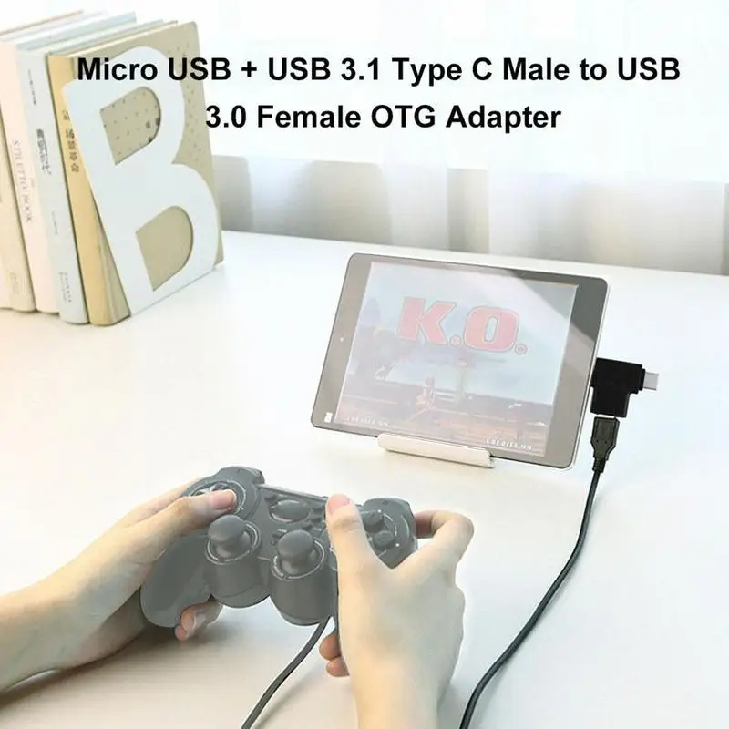 2 в 1 USB 3,0 Micro usb type C OTG адаптер конвертер type C конвертер настраиваемый универсальный USB адаптер Android телефоны