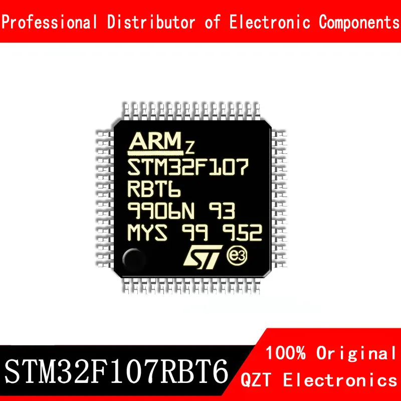 новый оригинальный STM32F107RBT6