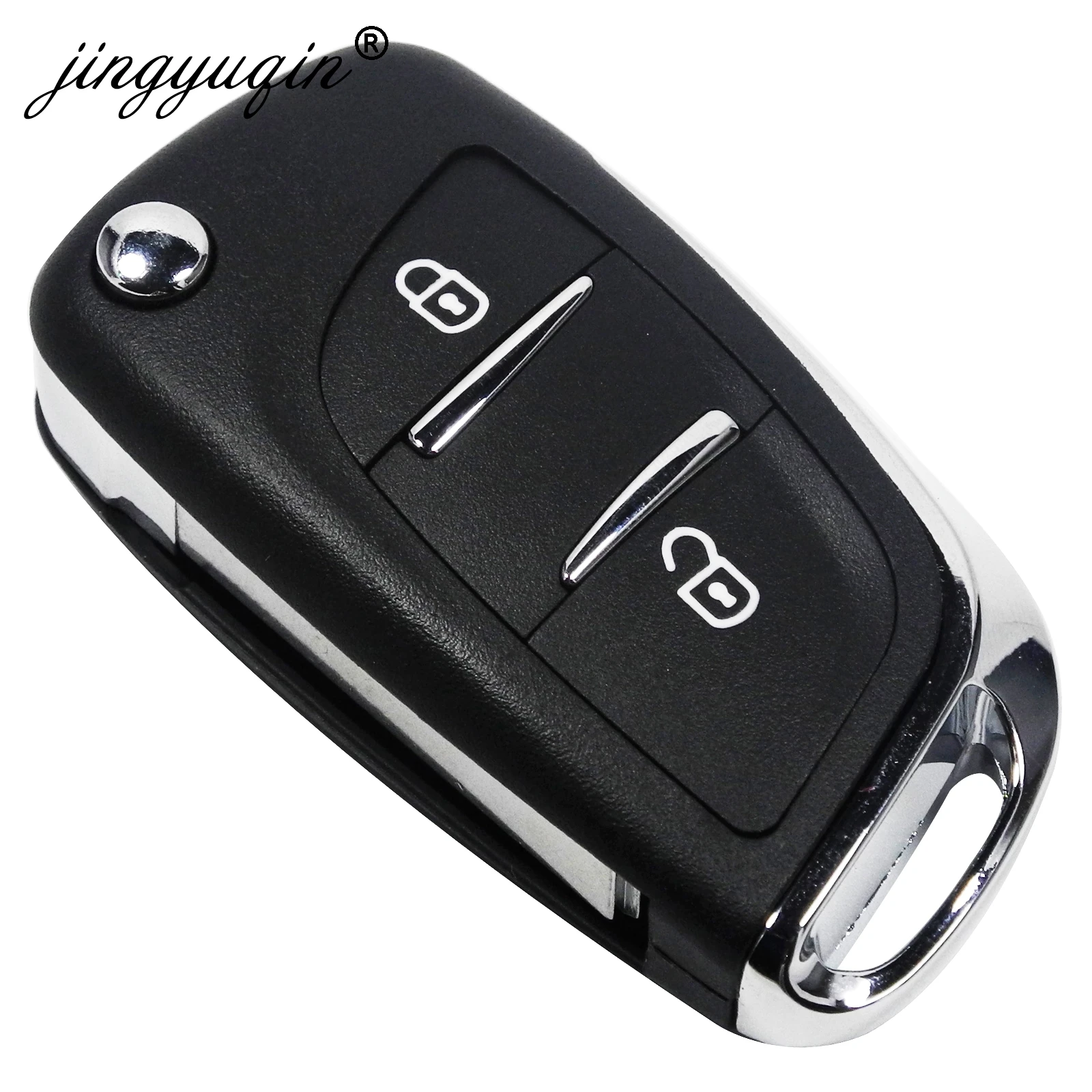Jingyuqin 5X CE0523 2/3 BT 433Mhz Filp дистанционный Автомобильный ключ для Peugeot 306 407 807 Partner ASK/FSK ID46