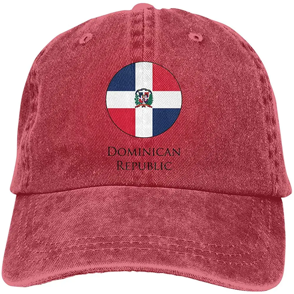 Ejiazhan7 флаг Доминиканской Республики Ретро Регулируемый Ковбойское джинсовое шапка унисекс в стиле «хип-хоп» черный Бейсбол шапки