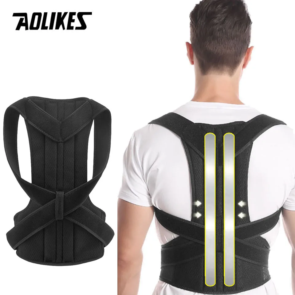 

New Posture Corrector Back Support Shoulder Back Brace Posture Correctionr Spine Corrector Health Postural Fixer Tape