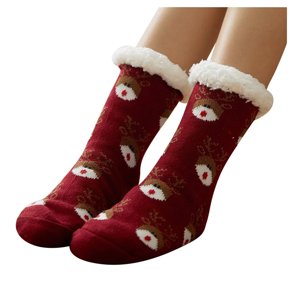 Зимние забавные носки до лодыжки, рождественские женские модные удобные хлопковые носки высокого качества разных цветов, теплые Calcetines Mujer, 20H