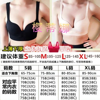 

Bra Cup Steel Ring Push Up All Shock-Resistant Amorphous Chinlon Summer Fitness Underwear Women'S
