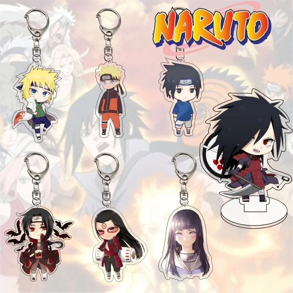 New Arrival Hot Classic Anime Collection Key Chain Ring Cartoon Q Version Characters Acrylic Pendant Keychain Ornaments Chaveiro