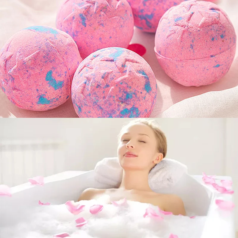 Набор ароматических бомбочек для купания взрывобезопасный шар Fizzy Spa увлажняет
