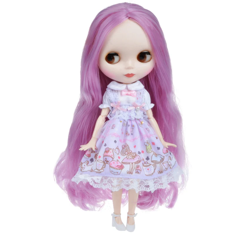 Blyth кукла Blyth матовое лицо матовая белая кожа 1/6 BJD шарнирная кукла ручной набор пользовательские куклы для девочек подарок для коллекции кукол