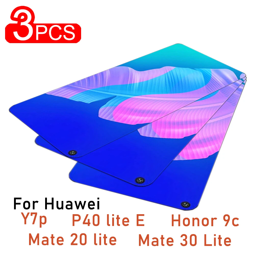 3 шт экранная пленка стекло для Huawei Mate 20 lite 30 Lite Y7P P40 E Honor 9c HD закаленное | Мобильные