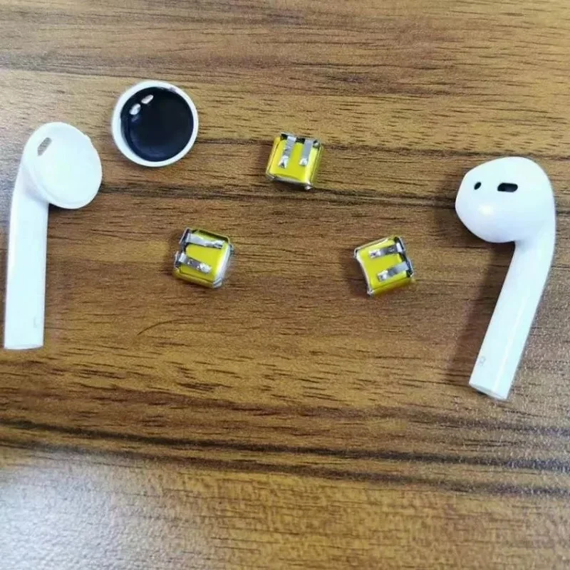 Аккумулятор 30 мА ч для наушников 1/2/4 шт. 3 7 в iphone i7 i8 i9s i10 xiaomi huawei Bluetooth | Электроника