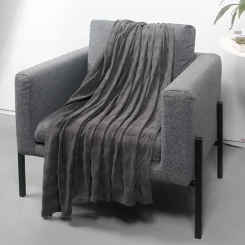 

afuLaI jacquard blankets for beds 100% Polyester Flannel Soft Throw Coral Quilt Sofa Office Lunch Break Nap