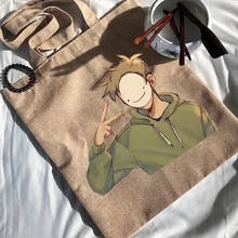 

Ladies Linen Reusable Tote Bag Large-capacity All-match Dream Smp Pattern Printed Student Shoulder Bag Foldable Shopping Bag