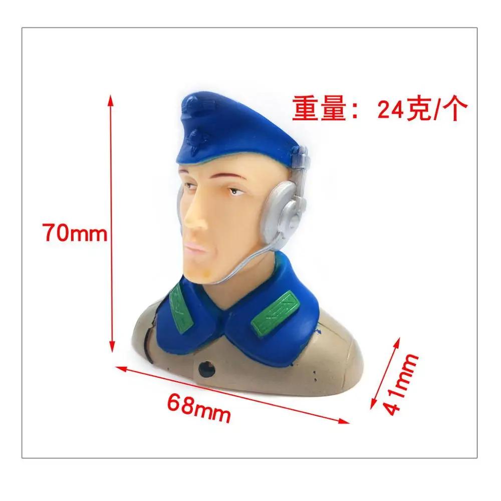 1pc 1/7 Scale RC Plane Pilots Figures RC Kits L57*W29*H57mm Brown /Army Green 1pc 1/7 Scale RC Plane Pilots Figures RC Kits L57*W29*H57mm Brown /Army Green