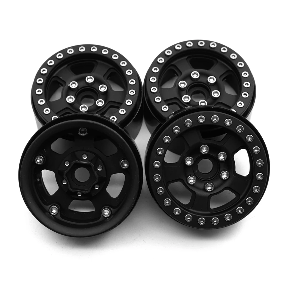 攀爬车-1.9英寸金属轮毅-46号-亚黑X4（6）