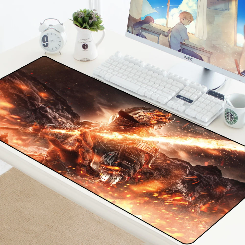 Dark Souls Mouse Pad to Mouse Computer Gaming Mousepad PC Gamer to Keyboard Mouse Desk Mat Large xl Mousepad for Laptop 70x30cm