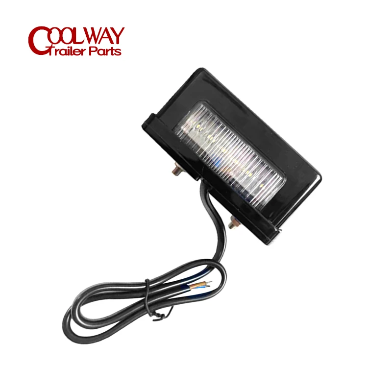 LED Trailer Number Plate Light License Lamp 10-30 V Submersible Boat Truck Bus Caravan Camper Accessories RV Parts